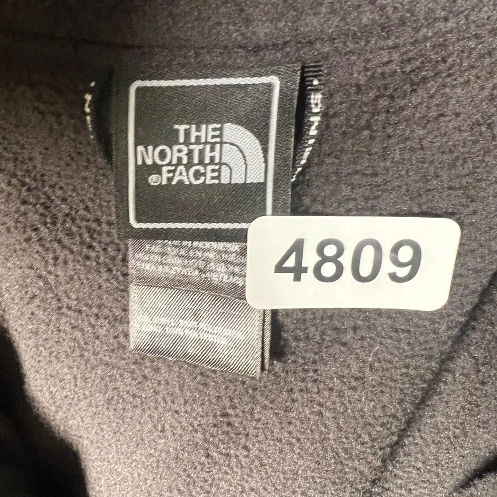The North Face Mens Black Hooded Rain Jacket XXL Windbreaker Fleece Lined 4809